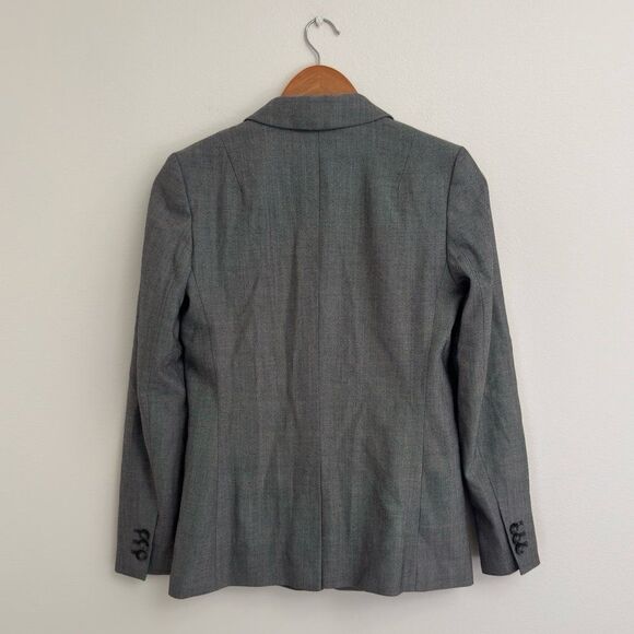 Banana Republic Wool Grey Blazer Size 0 - Picture 3 of 4